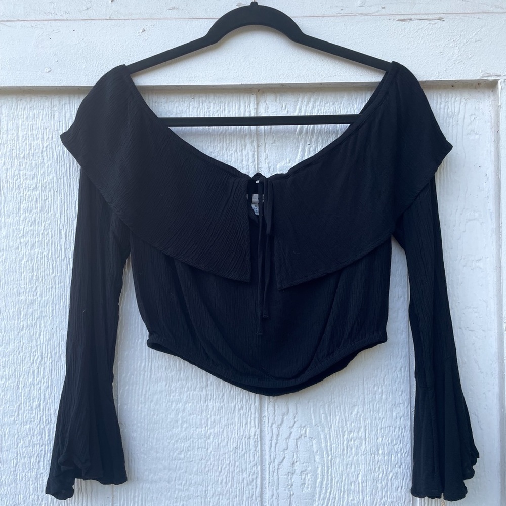 Amuse Society, long sleeve, off the shoulder